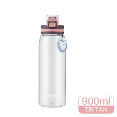 LOCK&LOCK樂扣樂扣 樂扣樂扣優質時尚彈蓋水壺/900ML/粉
