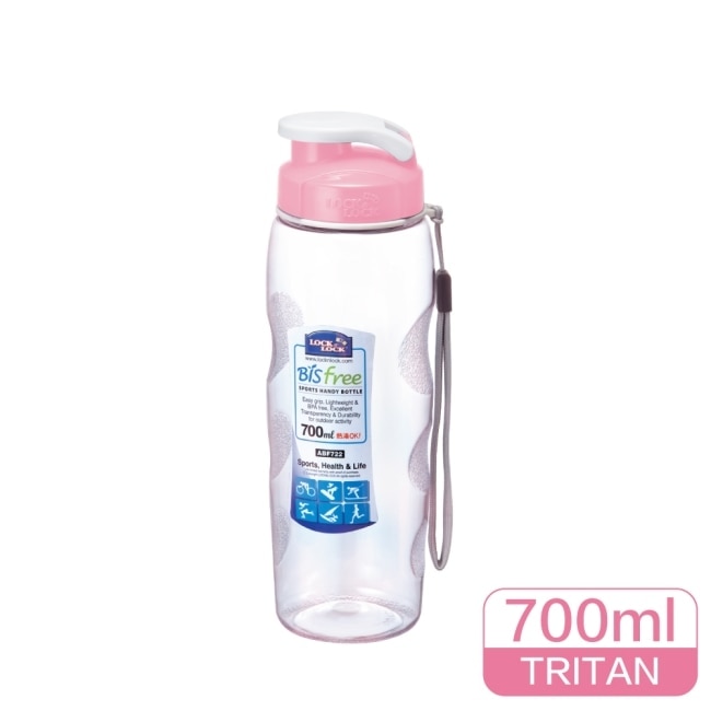 樂扣樂扣優質水壺700ML/附掛帶/粉色