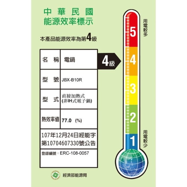 虎牌【JBX-B10R】6人份日本製電子鍋