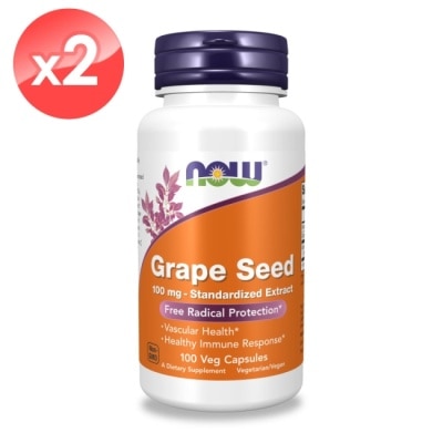 NOW 【NOW】葡萄籽萃取+C膠囊2瓶組