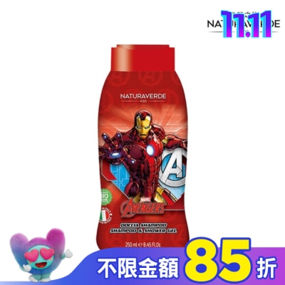 Naturaverde 自然之綠 Naturaverde自然之綠-鋼鐵人金盞花雙效洗髮沐浴露-250ML