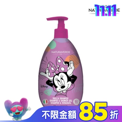 Naturaverde 自然之綠 Naturaverde自然之綠-米妮綠茶多酚雙效洗髮沐浴露-500ml