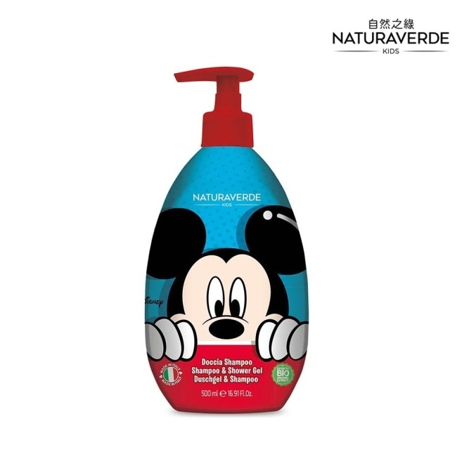 Naturaverde自然之綠-米奇荷荷芭果萃取雙效洗髮沐浴露-500ml