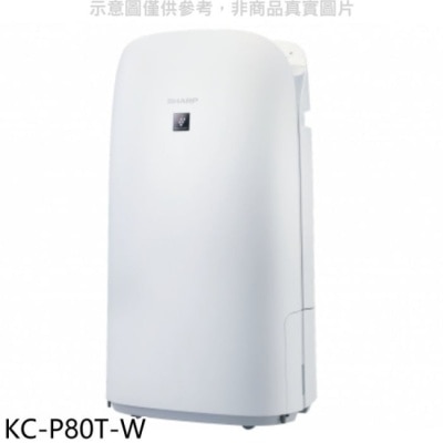 SHARP夏普 SHARP夏普【KC-P80T-W】19坪空氣清淨機