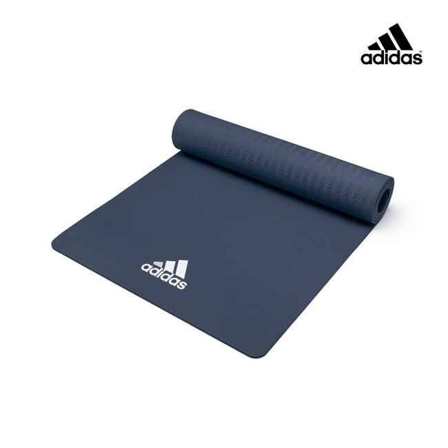 Adidas Yoga 輕量波紋瑜珈墊 - 8mm(曬圖藍)