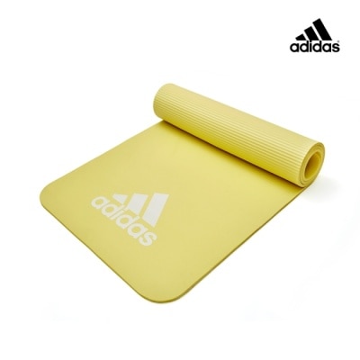 Adidas運動配件 Adidas-輕量彈性瑜珈墊-7mm(檸檬黃)