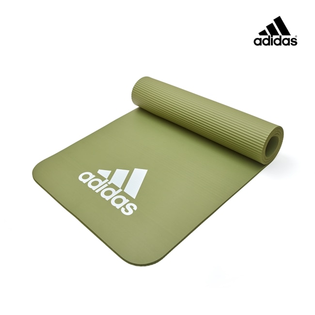 Adidas-輕量彈性瑜珈墊-7mm(抹茶綠)