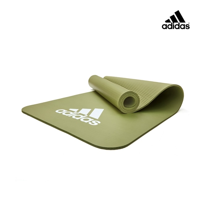 Adidas-輕量彈性瑜珈墊-7mm(抹茶綠)