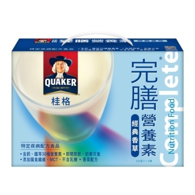 Quaker 桂格 - 桂格完膳營養素-經典香草配方-盒裝8入