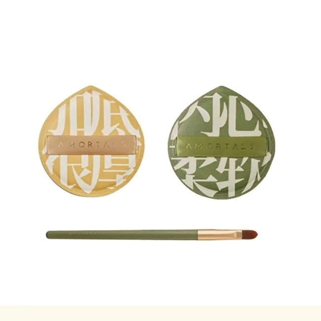 AMORTALS爾木萄 底妝100分粉撲套盒XL 買一送一