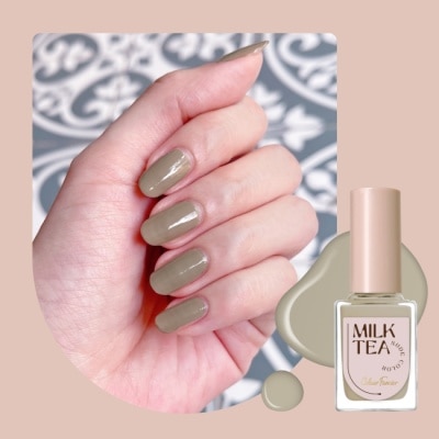 colour fancier COLOUR FANCIER 奶茶裸感指甲油 (抹茶奶蓋) (12mL) CM-05