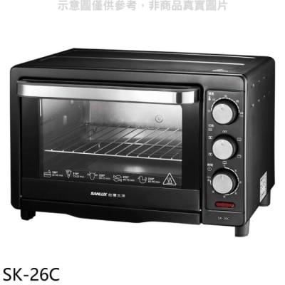 SANLUX三洋 SANLUX台灣三洋【SK-26C】26公升旋風電烤箱烤箱