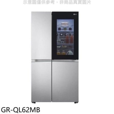 LG LG樂金【GR-QL62MB】653公升敲敲看門中門對開冰箱(含標準安裝)
