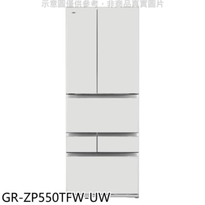 TOSHIBA TOSHIBA東芝【GR-ZP550TFW-UW】551公升變頻六門冰箱(含標準安裝)