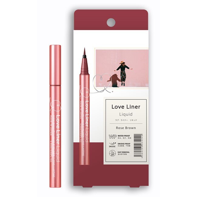 Love Liner隨心所慾超防水極細眼線液筆玫瑰紅棕