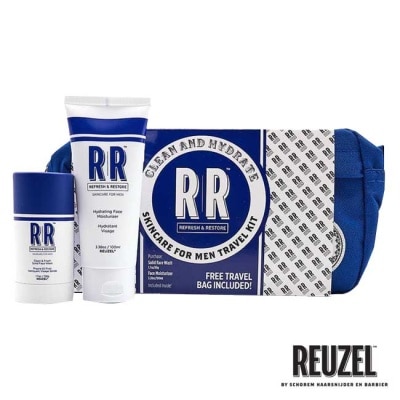 REUZEL REUZEL 清新淨化臉部保養經典盥洗包組