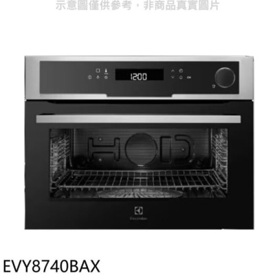 Electrolux伊萊克斯 Electrolux【EVY8740BAX】45公分嵌入式蒸爐福利品(含標準安裝)(全聯禮券4100元)