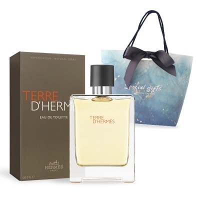HERMES HERMES 愛馬仕 TERRE dHermes大地男性淡香水(100ml)-贈禮品袋