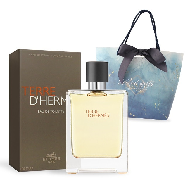 HERMES 愛馬仕 TERRE dHermes大地男性淡香水(100ml)-贈禮品袋