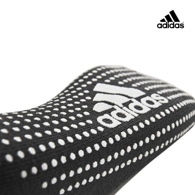 Adidas-防滑透氣瑜珈襪-黑 (20-23cm)