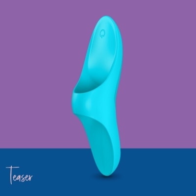 SATISFYER 德國Satisfyer Teaser 多功能指壓震動器 (淡藍)