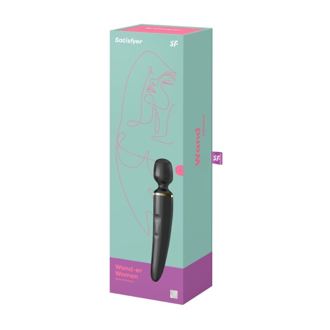 德國Satisfyer Wand-er Women多功按摩棒(黑)