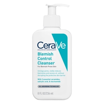 CERAVE CeraVe淨膚白泥抗粉痘潔面露 236ml