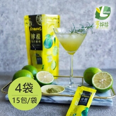 享檸檬 享檸檬-檸檬冰磚x4袋(20mlx15包/袋)