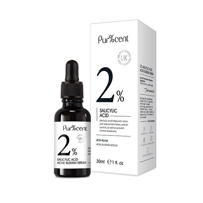 PUR%CENT璞珥森 2%水楊酸淨瑕抗痘精華30ml