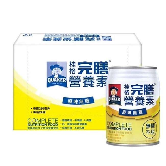 桂格完膳營養素原味無糖250ml*24入-箱購-箱購