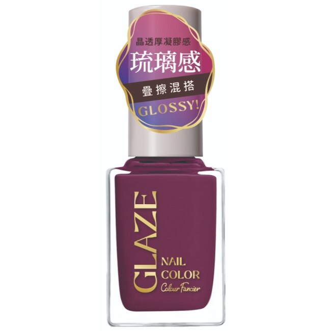 COLOUR FANCIER 琉璃晶透指甲油 (冰晶透紫) (12mL) CZ-01