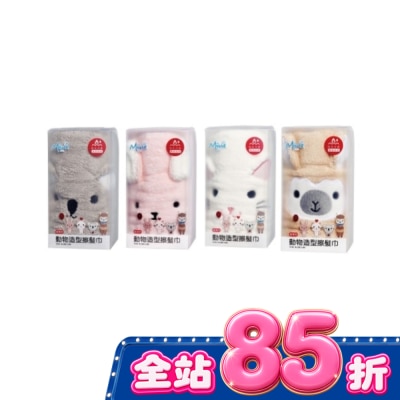 Miine Miine 動物造型擦髮巾 30x80cm 【款式隨機出貨】 image