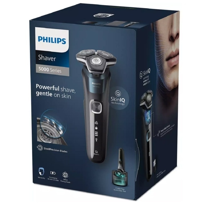 送補水面膜【Philips飛利浦】S5889/60電動刮鬍刀(登錄送2選1-PQ888電鬍刀或....)(贈品送完為止