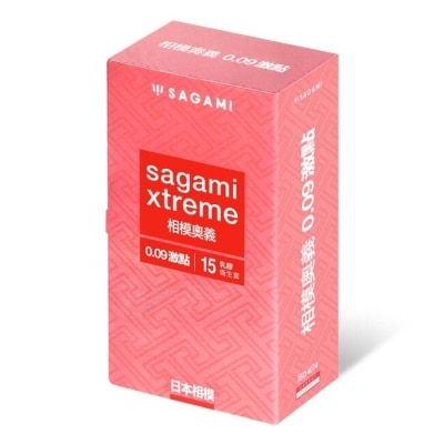 SAGAMI 相模奧義 0.09 激點 乳膠保險套 15 入