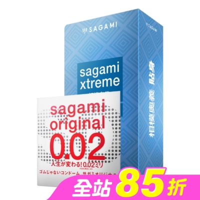 SAGAMI - 相模奧義貼身乳膠保險套 15 入 + 相模元祖 0.02 標準裝 PU 保險套 1 入