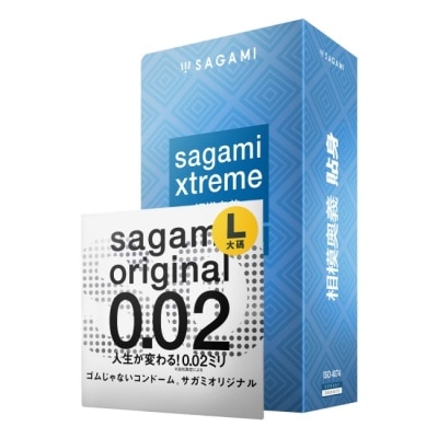 SAGAMI 相模奧義貼身乳膠保險套 15 入 + 相模元祖 0.02 大碼裝 PU 保險套 1 入