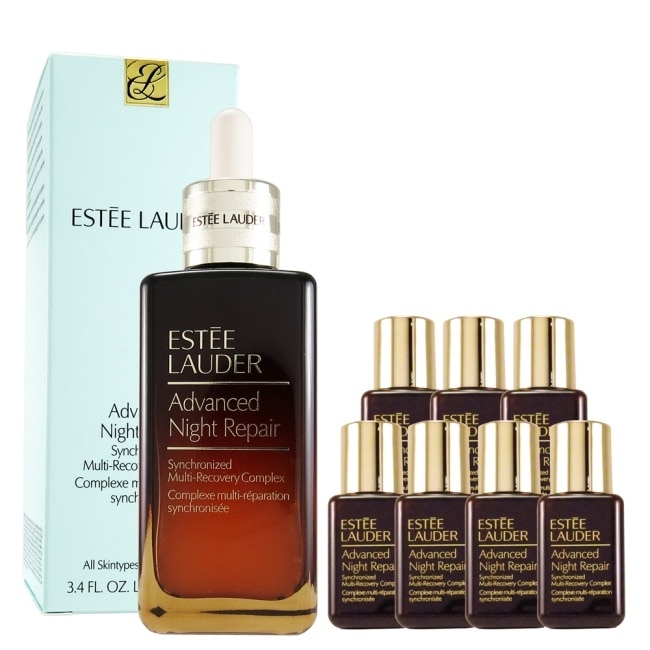 Estee Lauder特潤全方位修護露100ml(航空版)+15mlX7(贈茶樹皂)