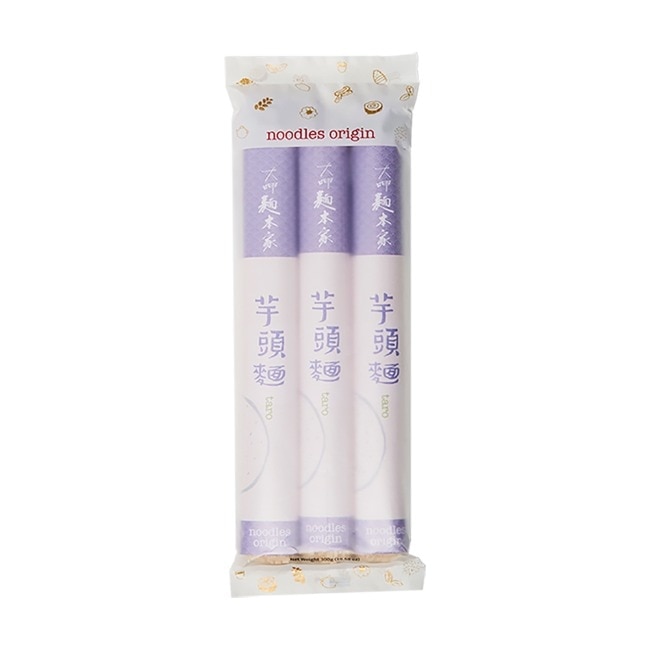 【大呷麵本家】芋頭麵條紙捲包x6包(300g/包)