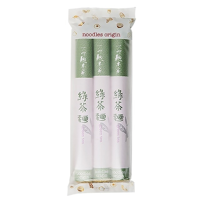 【大呷麵本家】綠茶麵條紙捲包x6包(300g/包)