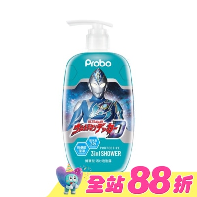 Probo 博寶兒 - 博寶兒 活力泡泡露500ml-超人力霸王