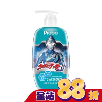 Probo 博寶兒 - 博寶兒 活力泡泡露500ml-超人力霸王