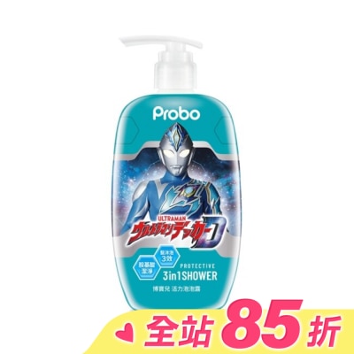 Probo 博寶兒 博寶兒 活力泡泡露500ml-超人力霸王