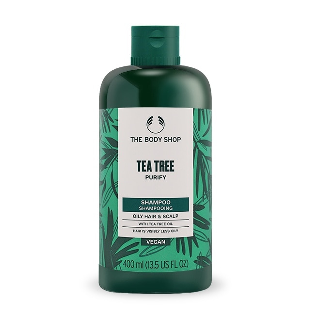 THE BODY SHOP 茶樹淨化洗髮精(400ml)-國際航空版