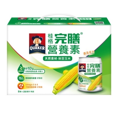 Quaker 桂格 桂格完膳營養素-鮮甜玉米濃湯-盒裝8入