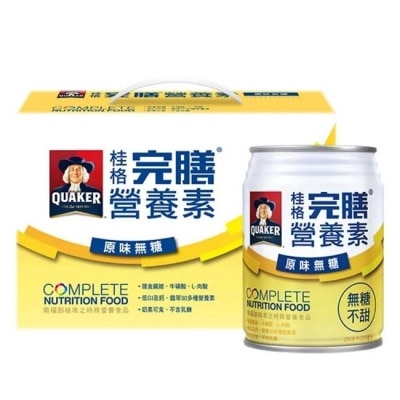 Quaker 桂格 桂格完膳營養素-原味無糖-盒裝8入