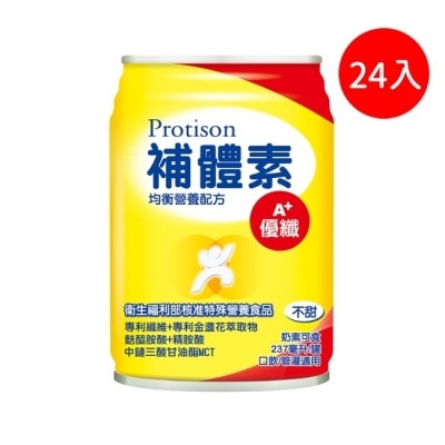 PROTISON 補體素優纖A+即飲配方237ml/罐-不甜 (箱購24入)