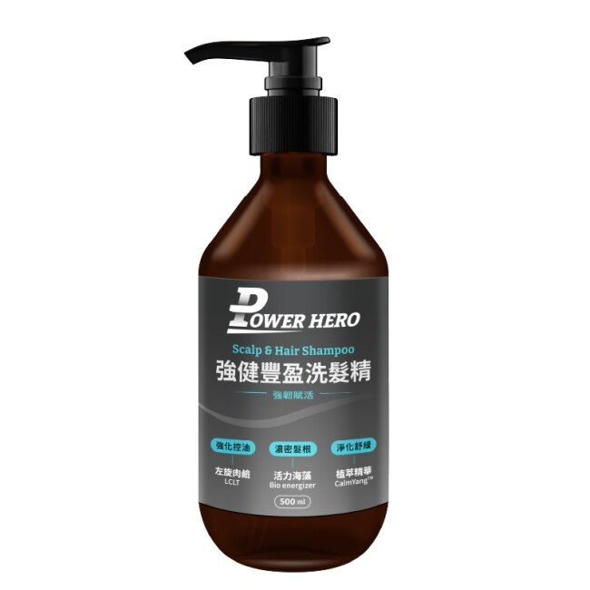 【PowerHero】強健豐盈洗髮精(500ml/瓶 )