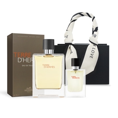 HERMES - HERMES 愛馬仕 大地男性淡香水禮盒(100ml+12.5ml)-國際航空版