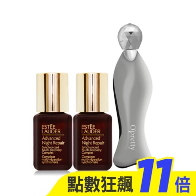 ESTEE LAUDER 雅詩蘭黛 ESTEE LAUDER 雅詩蘭黛 特潤超導全方位修護露(7ml)X2+歐沛媞 紓壓按摩器