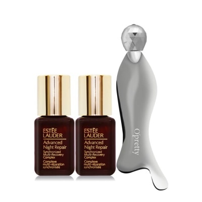 ESTEE LAUDER 雅詩蘭黛 ESTEE LAUDER 雅詩蘭黛 特潤超導全方位修護露(7ml)X2+歐沛媞 紓壓按摩器